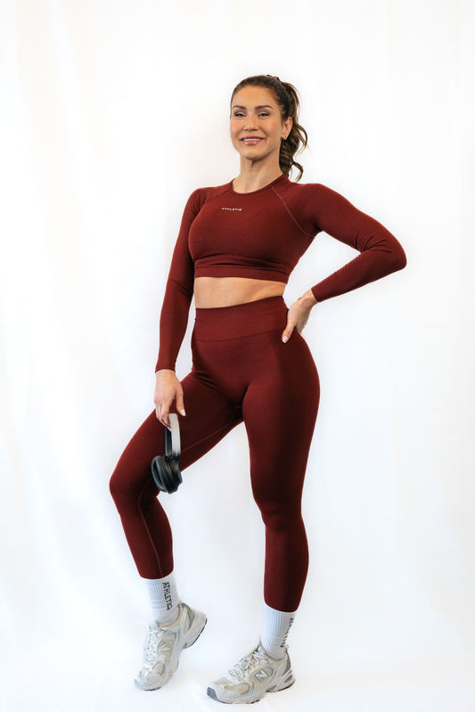 Perform Seamless Set | Burgundy